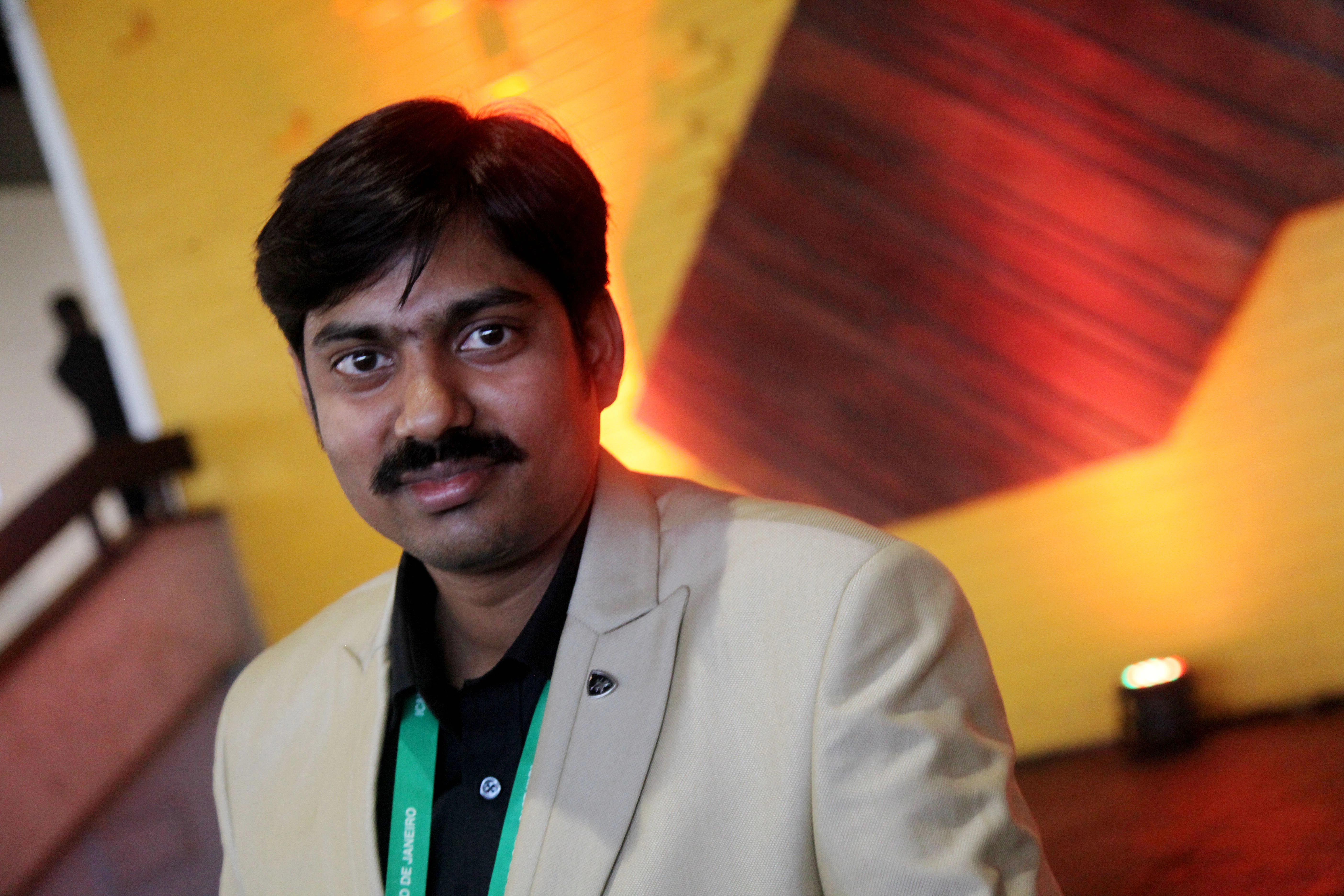 Portrait of Manish Kumar, Director